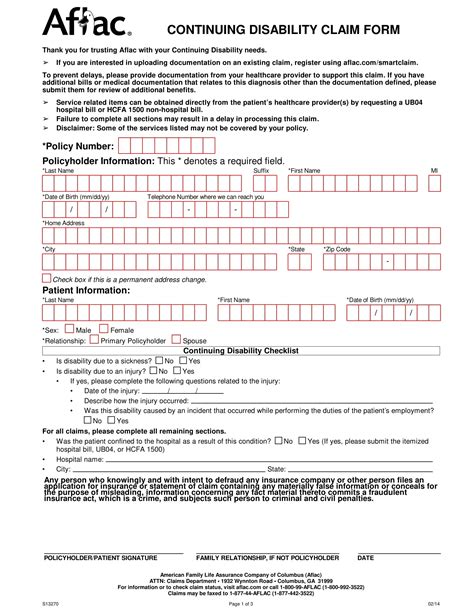 Aflac Form S13270 Ca Fill Out Printable PDF Forms Online