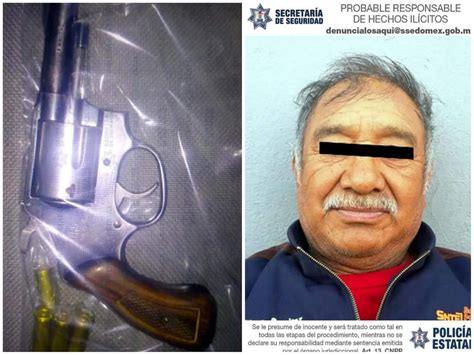 Detienen A Abuelito En Posesión De Arma De Fuego En Ecatepec