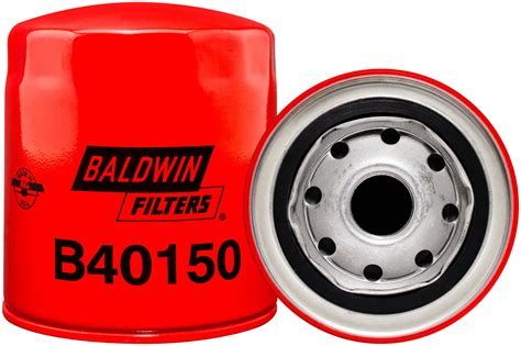 BALDWIN FILTERS M22 1 50 Thread Size 4 3 8 In Overall Ht Lube Filter