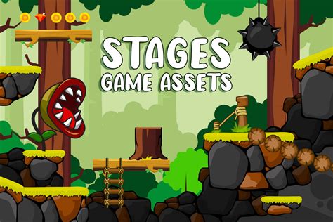 Forest Platformer Level Assets Download - CraftPix.net