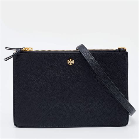 Tory Burch Black Leather Crossbody Bag Tory Burch The Luxury Closet