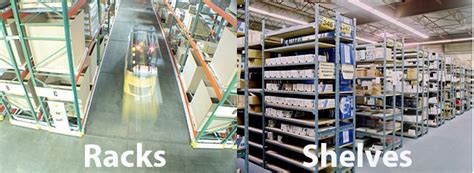 Differences Between Racking And Shelving