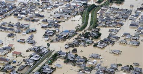 Floods Landslides In Western Japan Kill 73 Shinzo Abe Says Rescuers