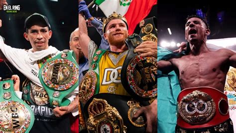 Estos Son Los Campeones Mundiales Mexicanos Que Dominan El Boxeo En