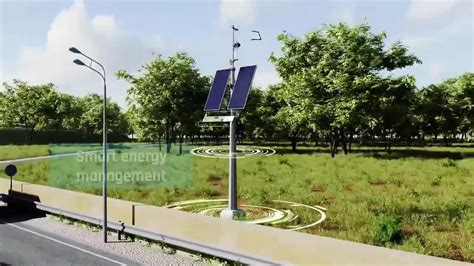 Wireless Independent Smart Pole Wind Solar Power Rechargeable Energy