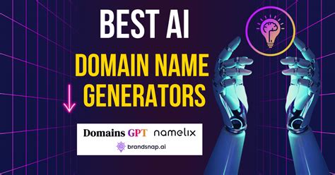 10 Best Ai Domain Name Generators Free And Easily Find New Domain Names