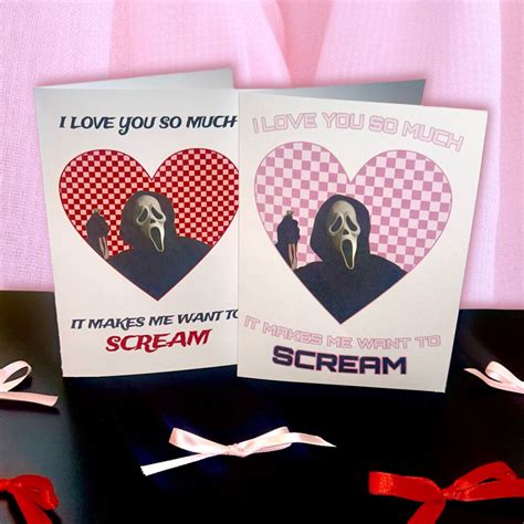 Scream Greetingsvalentines Day Cards Etsy