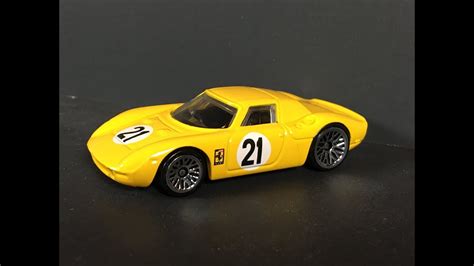 Hot Wheels Ferrari 250 LM Yellow 1 64 Review YouTube