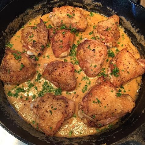 Ina Garten Inspired Crispy Chicken Thighs Recipe