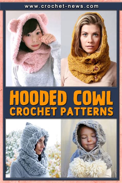 31 Hooded Cowl Crochet Patterns - Crochet News