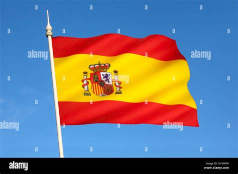 The national flag of Spain Stock Photo - Alamy