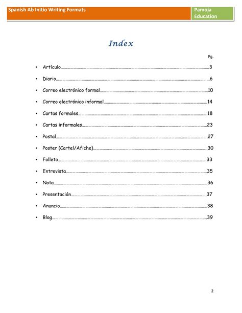 SOLUTION Tipos De Textos Y Formatos Espa Ol Ab Initio Studypool