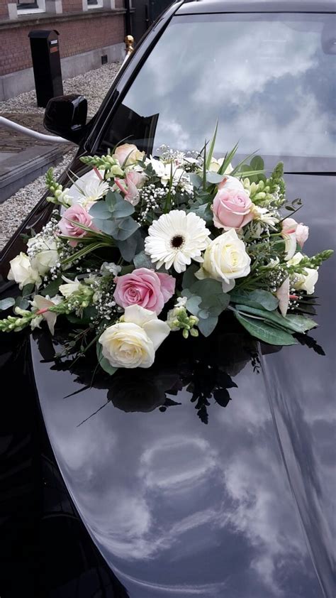 Wedding Car Flowers Fleurts Auto Bruiloft Bloemstukken Bruiloft