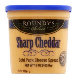 Cold Pack Cheese Spread, Sharp Cheddar Macros - Ketogenic.com