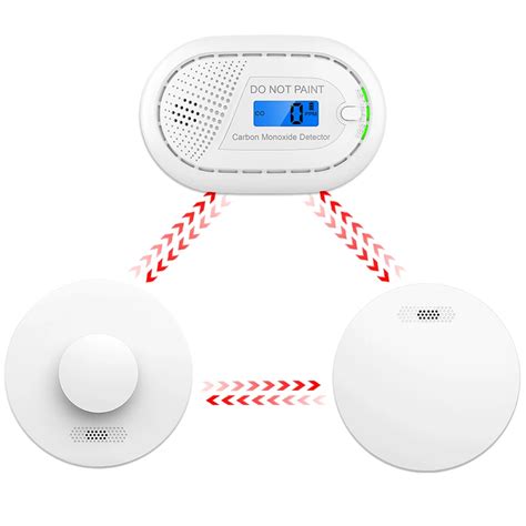 Interlinked Fire Alarm System Year Battery Smoke Detector