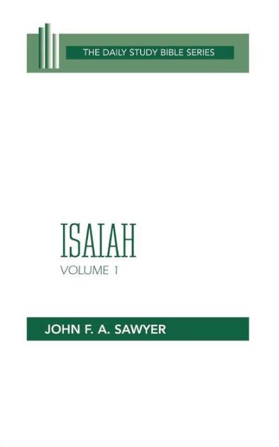 Isaiah Daily Study Bible Series By Sawyer John Fa Paperback