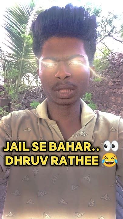 Jail Ke Bahar 👀dhruv Rathee Roast🔥🔥 💀 Youtube