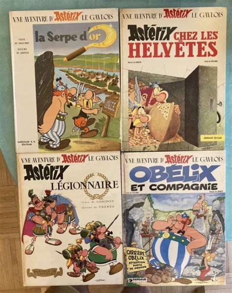 Asterix Eo L Gionnaire Chez Les H Lv Tes Obelix Co Serpe D Or