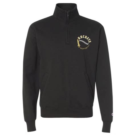 Champion Powerblend® Quarter Zip Sweatshirt Fegans Sports Apparel