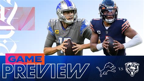 Bears Vs Lions Week 10 Game Preview