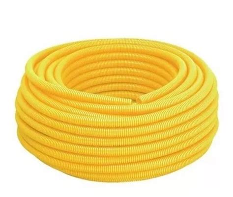 Conduite Corrugado De Mm Amarelo Metros Adtex Mercadolivre