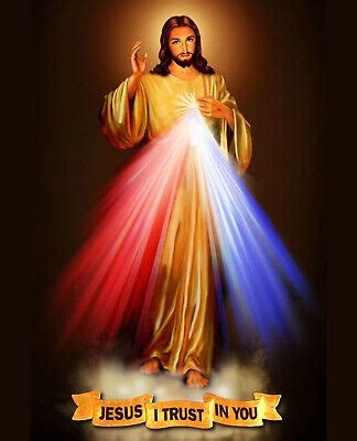 Jesus Christ Divine Mercy Jesus I Trust In You 8x10 Photo Picture