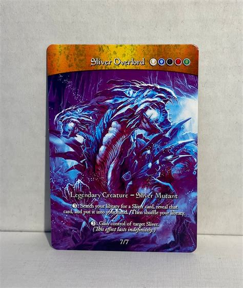 Sliver Overlord Custom Card Alternate Full Art Etsy