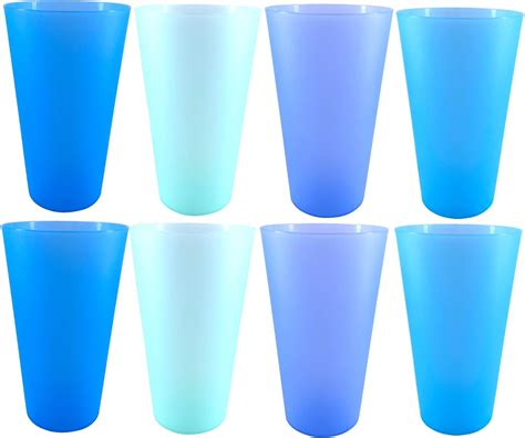 Amazon YUYUHUA Reusable Plastic Cups 32 Oz Large Plastic Cups