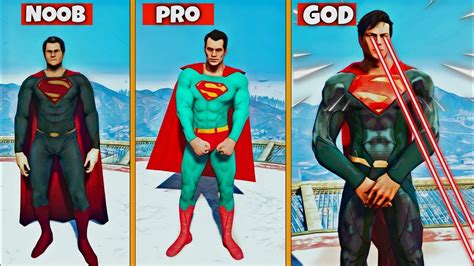 Upgrading NOOB SUPER MAN Into THE GOD SUPER MAN In GTA 5 GTA 5