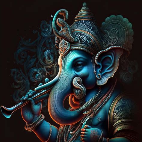 Premium Photo Illustration Of Lord Ganesha For Ganesh Chaturthi