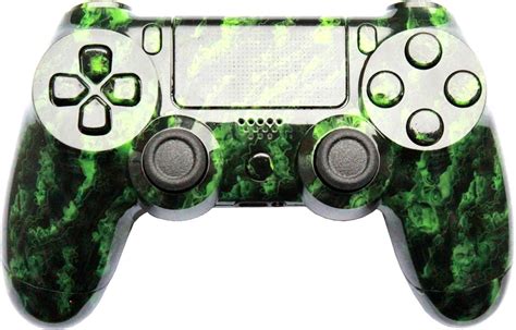 Sony Ps Playstation Dual Shock Green Zombie Hydro Dipped Controller Ps