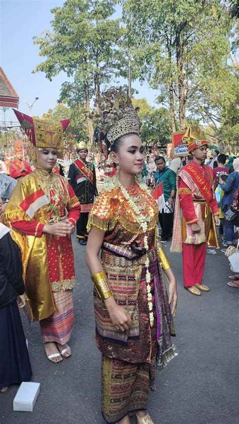 PAWAI BHINEKA TUNGGAL IKA HUT RI KE 78 DINAS PENDIDIKAN KABUPATEN