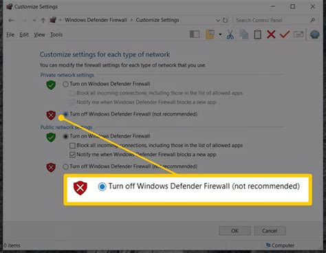 How To Disable The Windows Firewall