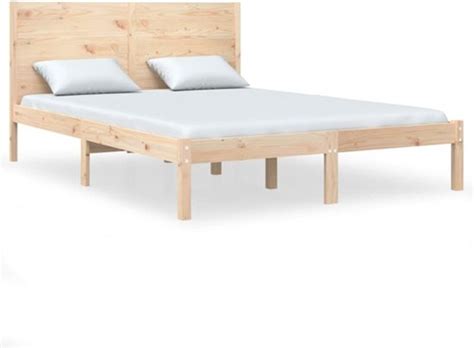 Vidaxl Bedframe Massief Grenenhout X Cm Bol