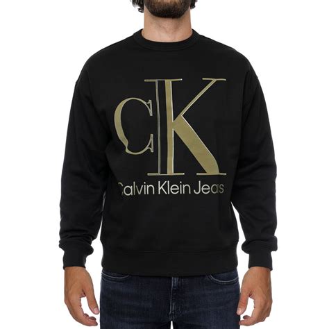 Muški Duks Calvin Klein High Shine Ck Instit Crew Neck