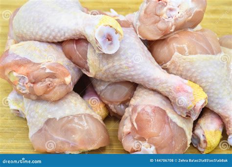 Fresh Clean Raw Chicken Legs Drumsticks Stock Photo Image Of Calorie