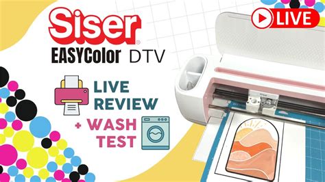 New Siser Easycolor Dtv Review Transfer Hack Wash Test Youtube