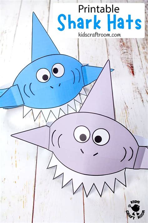 Shark Hat Craft - Kids Craft Room