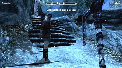 Skyrim Elderly Scroll V Kill The Bandit Leader Located At Nilheim Youtube