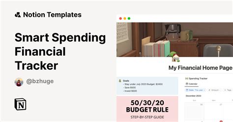 Smart Spending Financial Tracker Template By Bev Zhuge Notion Marketplace