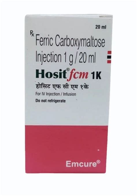 Ferric Carboxymaltose Injection Ferinject Injection Latest Price