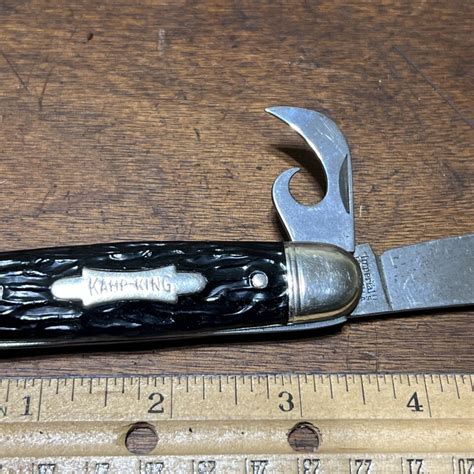 Imperial Kamp King Pocket Knife Vintage Imperial 4 Blade Prov R I USA