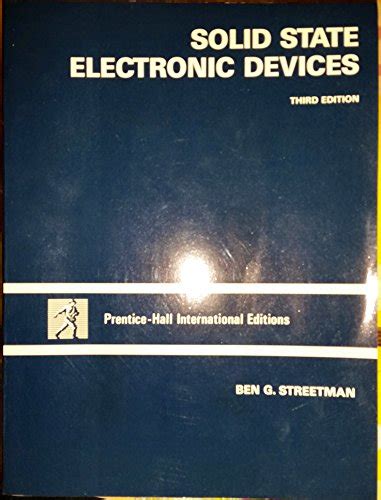 Solid State Electronic Devices De Ben Streetman Iberlibro