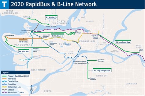 Vancouver Bus Routes Map