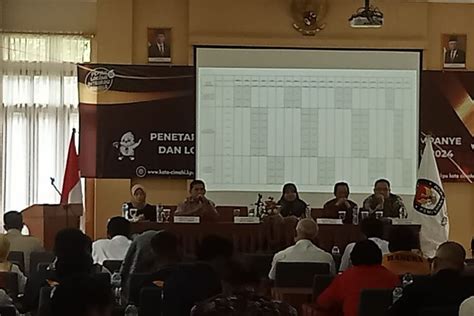 KPU Cimahi Diserbu Parpol Saat Rakor Penetapan Lokasi Kampanye