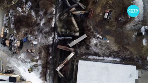 The chemical spill from the Ohio train derailment | CGTN America