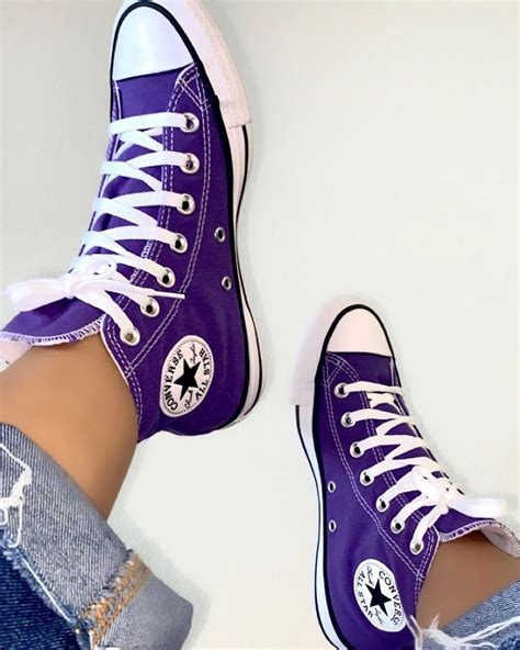 Converse Chuck Taylor All Star Hi Sneaker Electric Purple Purple Converse Sneakers Fashion