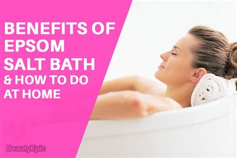 Epsom Salt Bath Why Its Good For You And How To Do Alwaysinhealth Alwayshealth Health