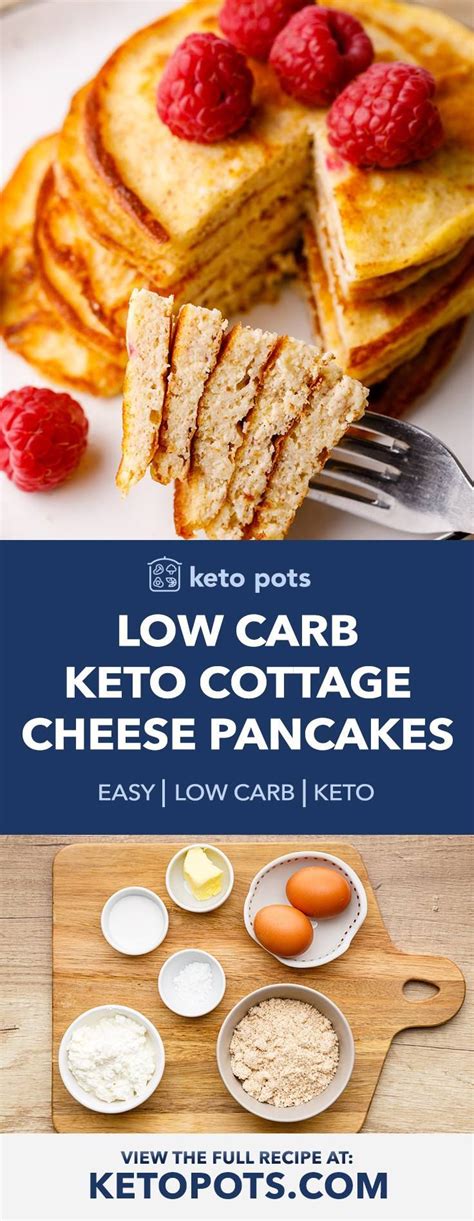 Keto Cottage Cheese Pancakes Low Carb High Protein Keto Pots Recipe Cottage Cheese