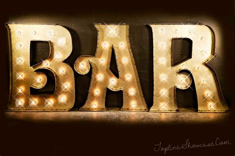 BAR Marquee Signs, Marquee Letters, Marquee Lights, Vintage Marquee ...